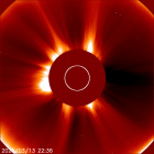 Latest LASCO C2 image of the Sun